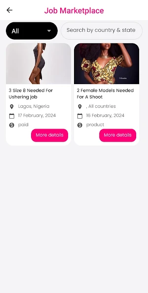 Premium Models App screenshot 1